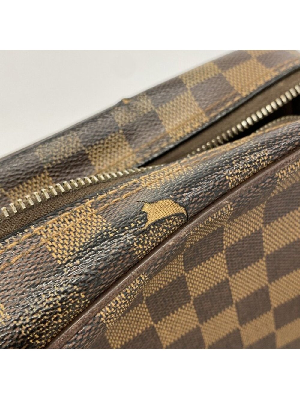 Louis Vuitton Shoulder Bag Damier Olaf PM Brown Ebene - Picture 7 of 10